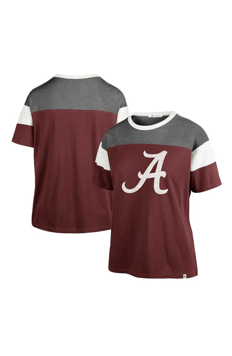 '47 Women's '47 Crimson Alabama Crimson Tide Premier Time Off T-Shirt, Main, color, Crimson