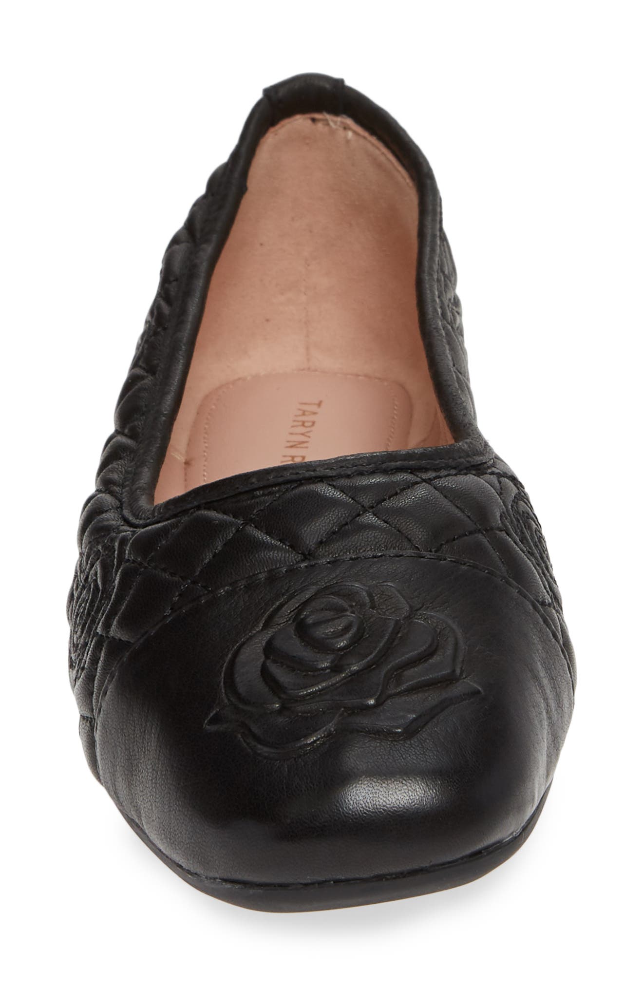 Taryn Rose Reese Embroidered Flat, Alternate, color, 