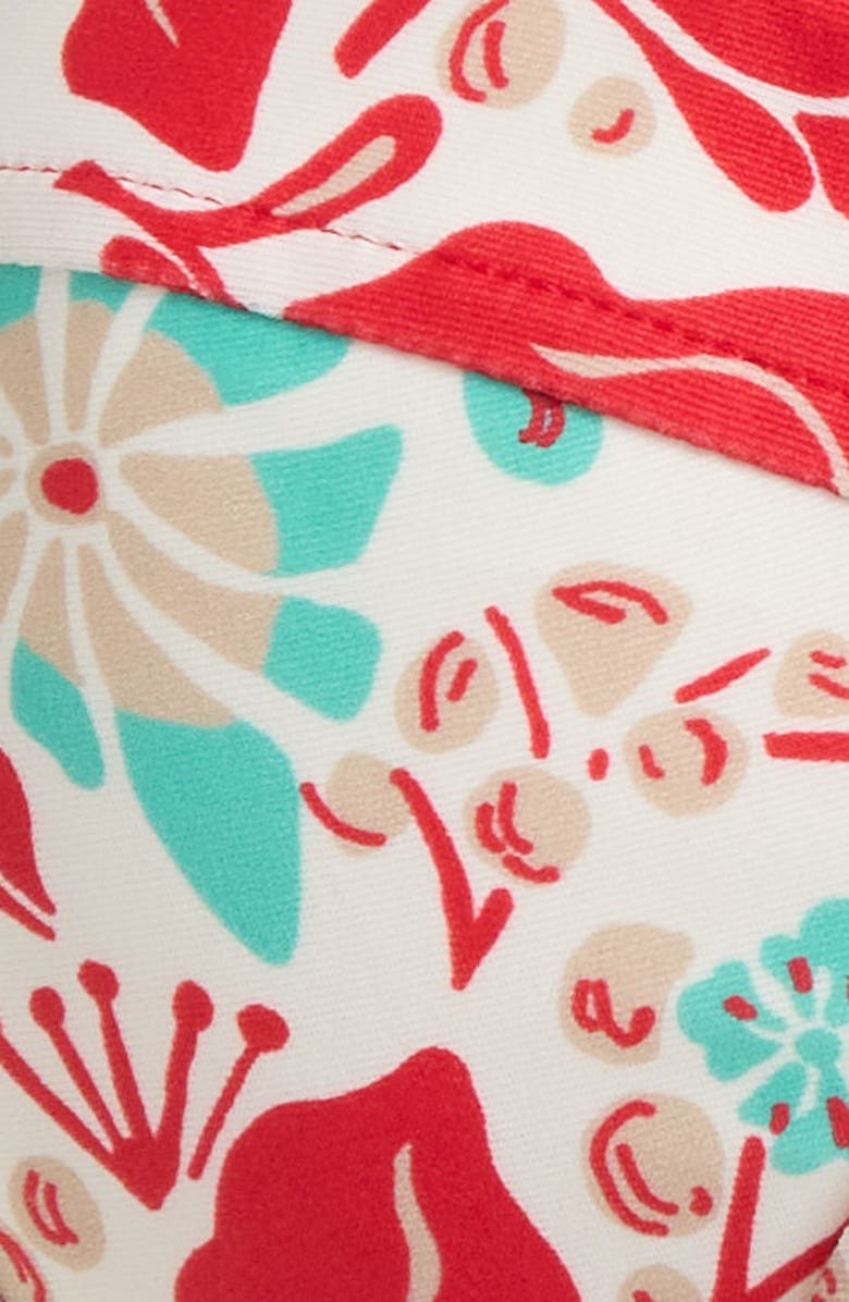 Ramy Brook Mona Print Underwire Swim Top, Alternate, color, Flame Combo