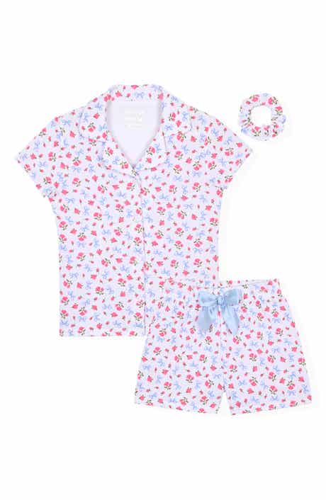 SLEEP ON IT Kids' Two-Piece Short Pajamas & Scrunchie Set
