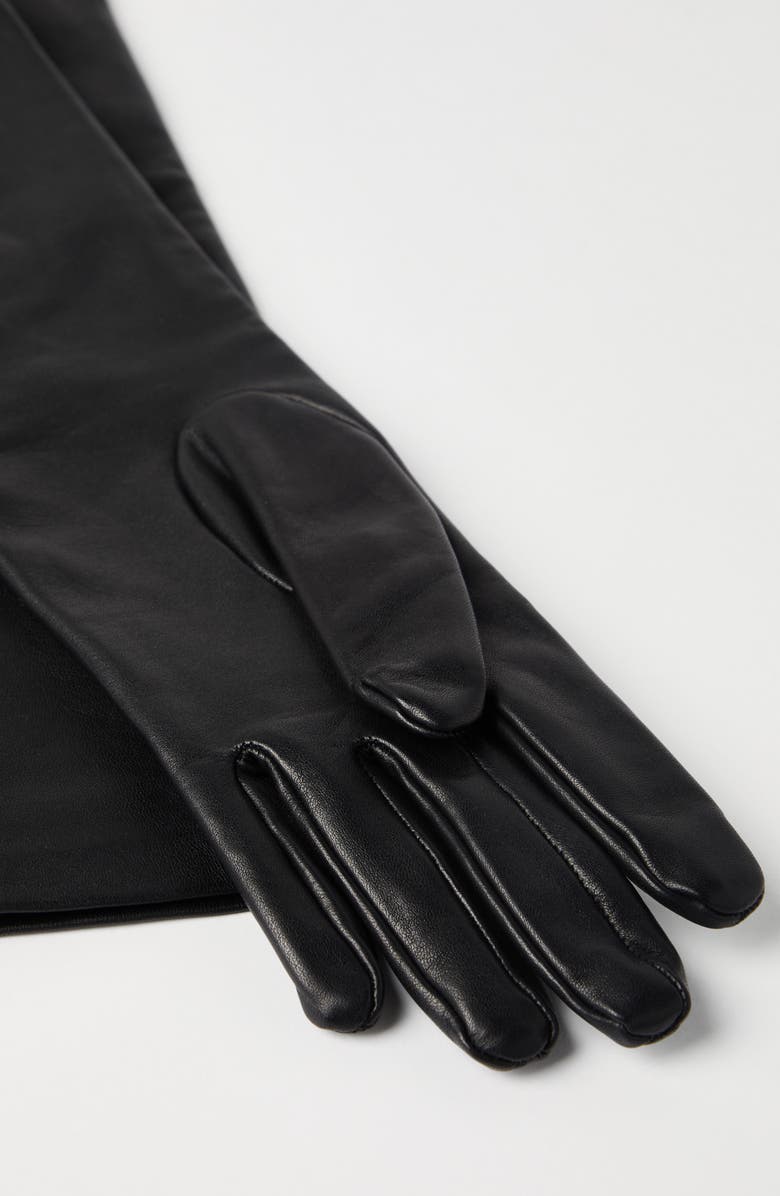 Brunello Cucinelli Long gloves, Alternate, color, Black
