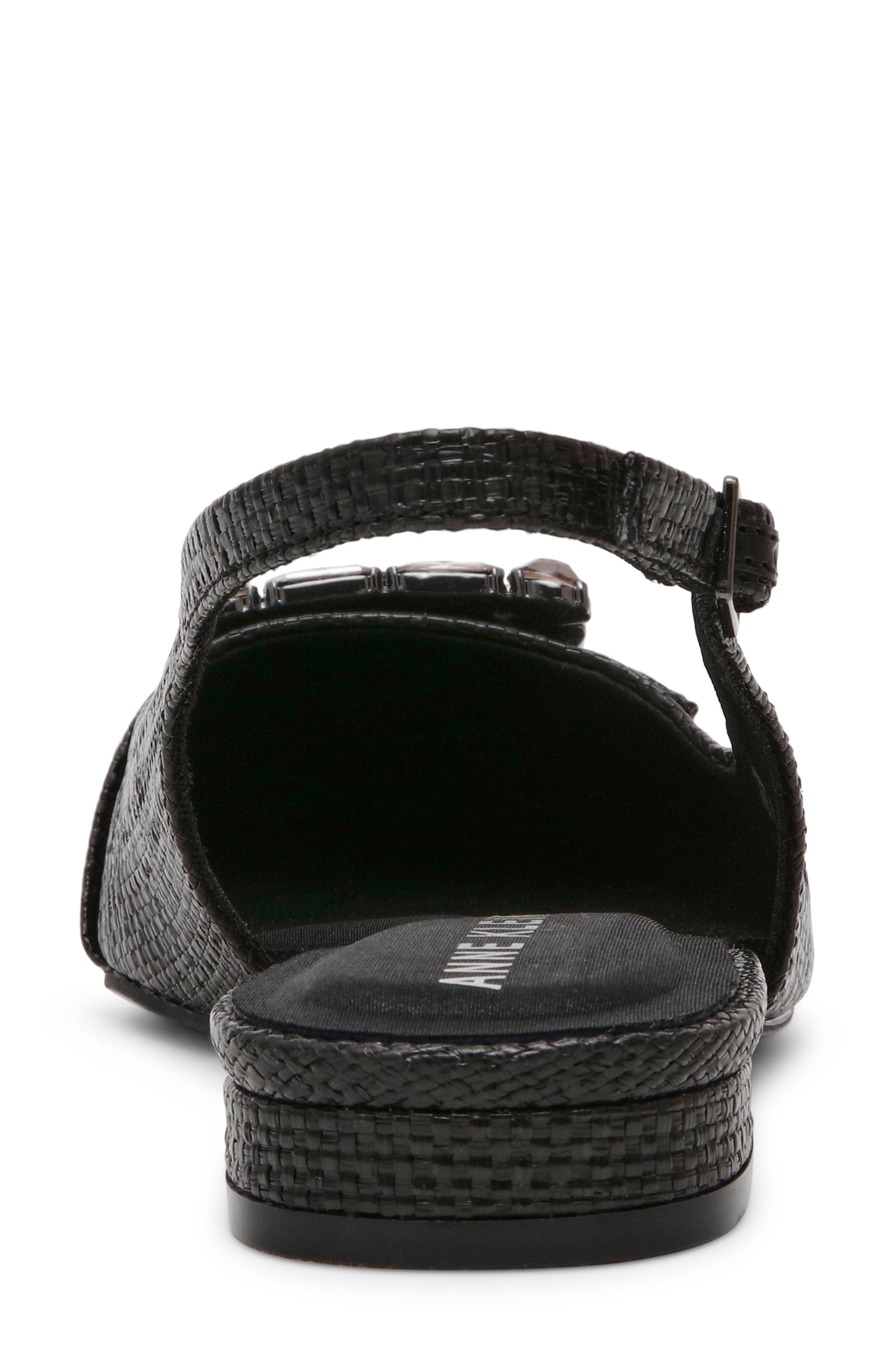 Anne Klein Kenni Pointed Toe Slingback Flat, Alternate, color, 