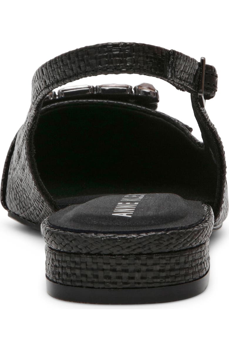 Anne Klein Kenni Pointed Toe Slingback Flat, Alternate, color,