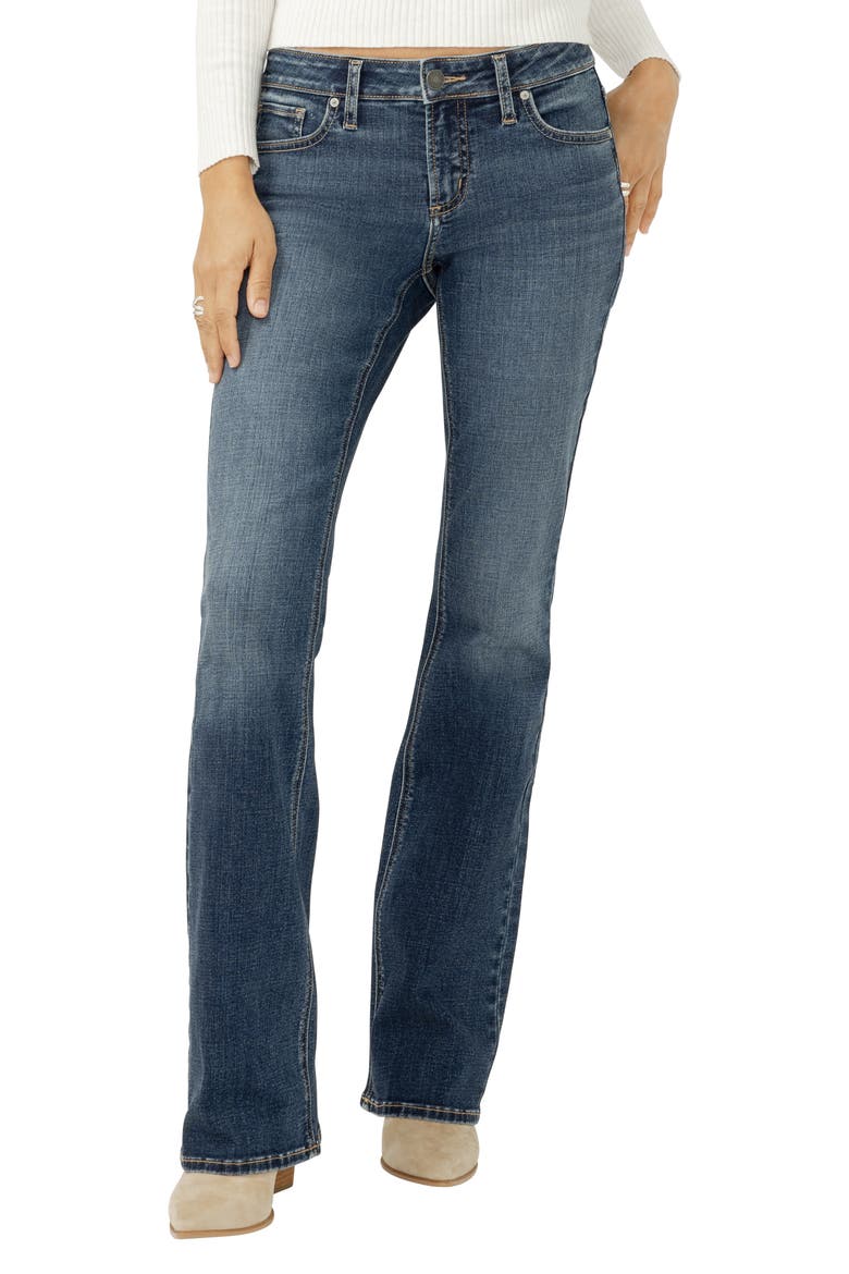 Elyse Mid Rise Bootcut Jeans, Main, color, ATLANTIC SHORES