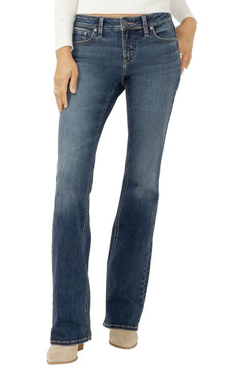 Elyse Mid Rise Bootcut Jeans (Atlantic Shores)