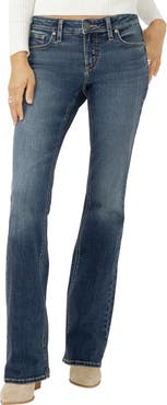 Silver Jeans Co. Elyse Mid Rise Bootcut Jeans