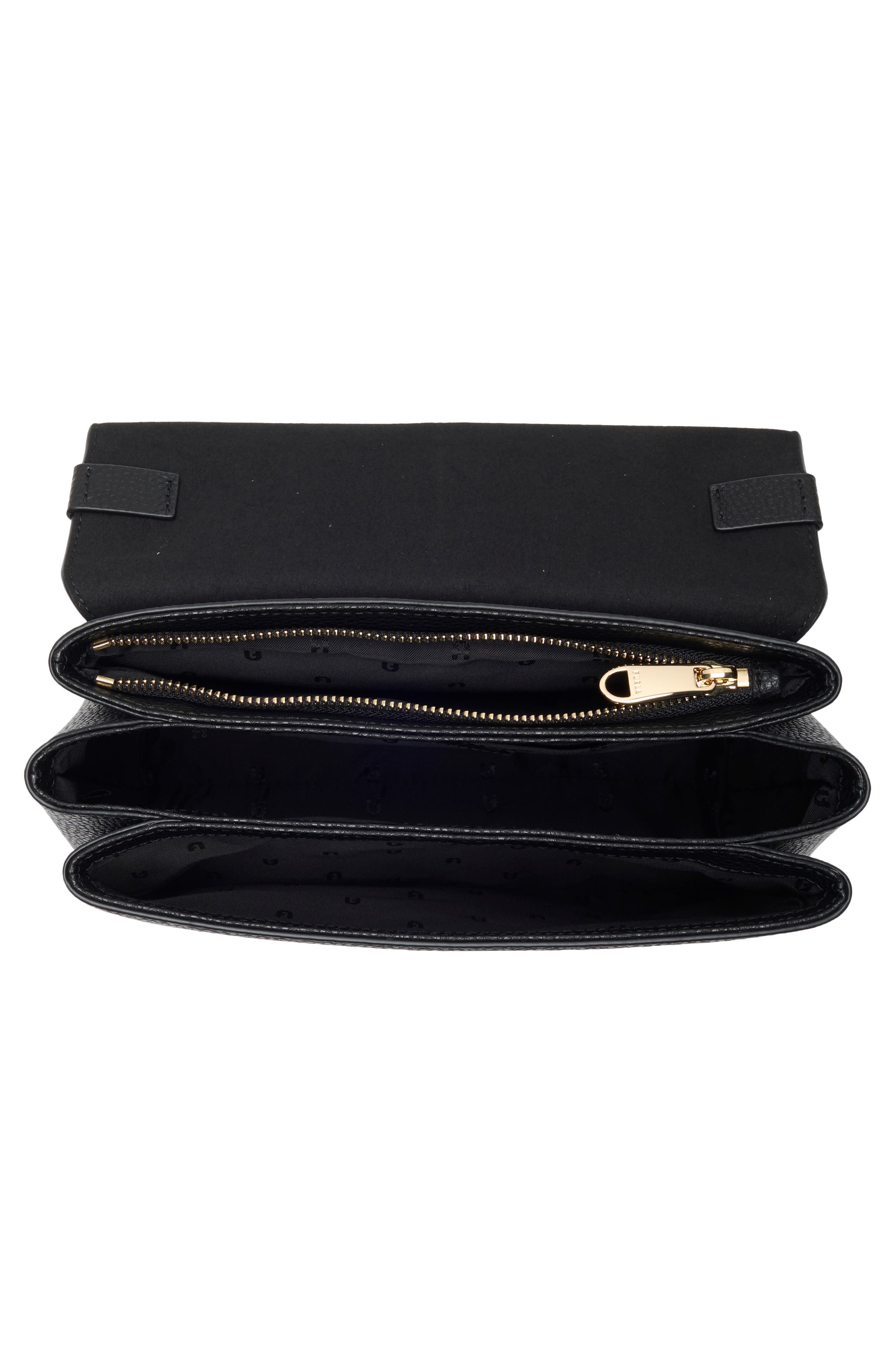 Furla Dafne Top Handle Satchel, Alternate, color, Nero