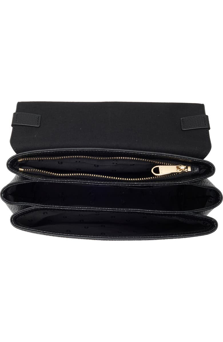 Furla Dafne Top Handle Satchel, Alternate, color, Nero