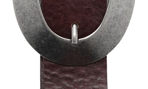 Mango Leather Belt In Brown