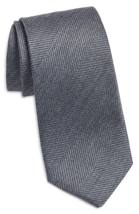 Solid Cotton, Wool & Silk Tie