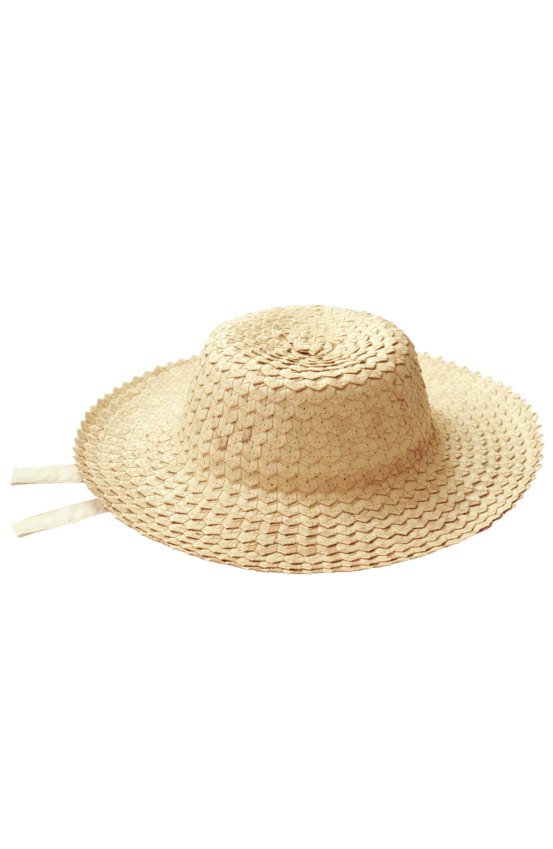 BRUNNA.CO The Celeste Woven Straw Hat, Main, color, Beige