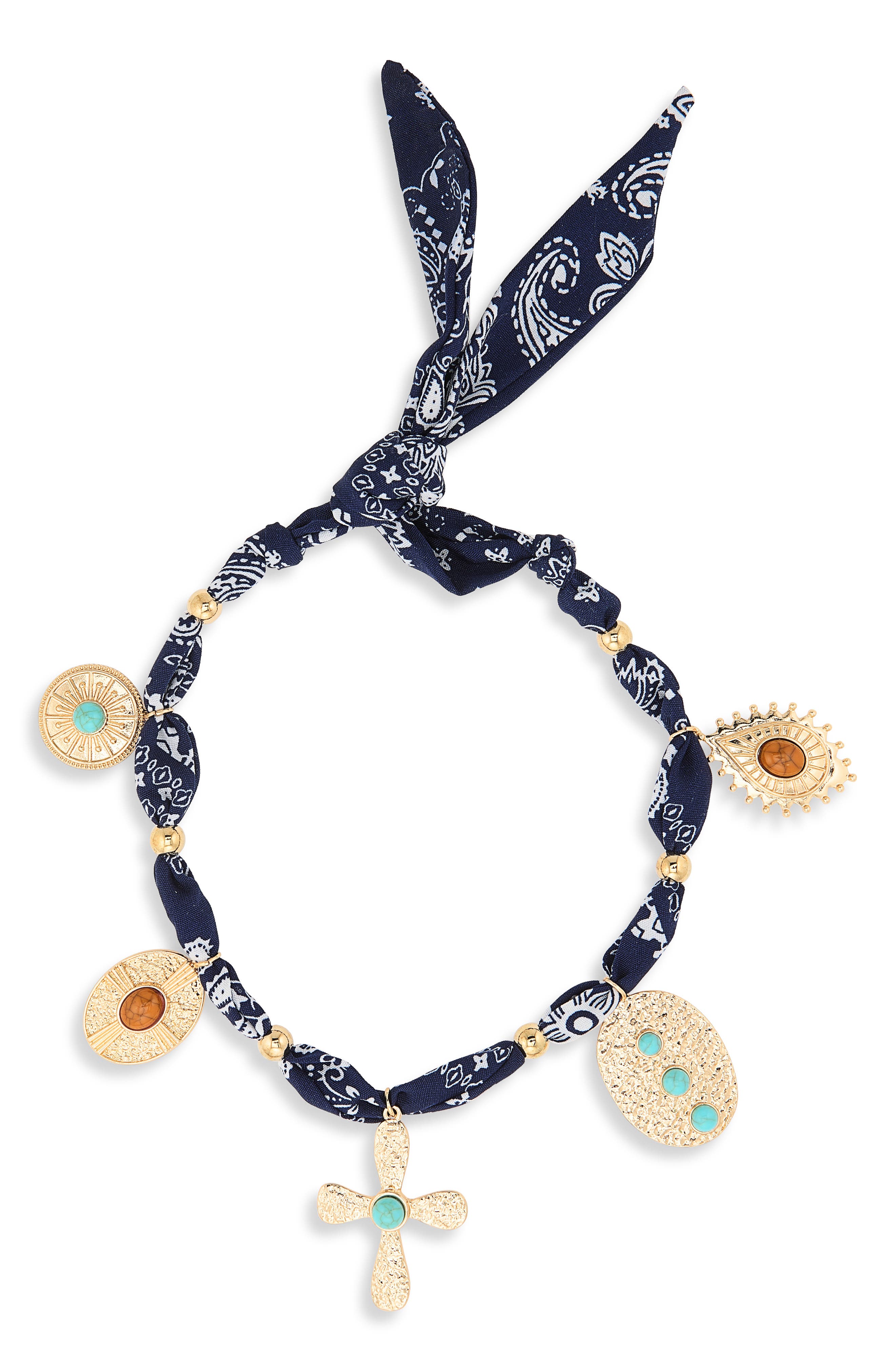 Scarf Charm Necklace