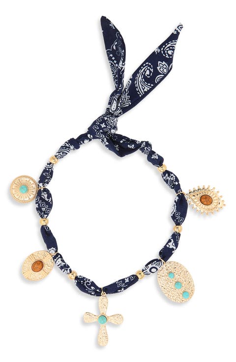 Scarf Charm Necklace