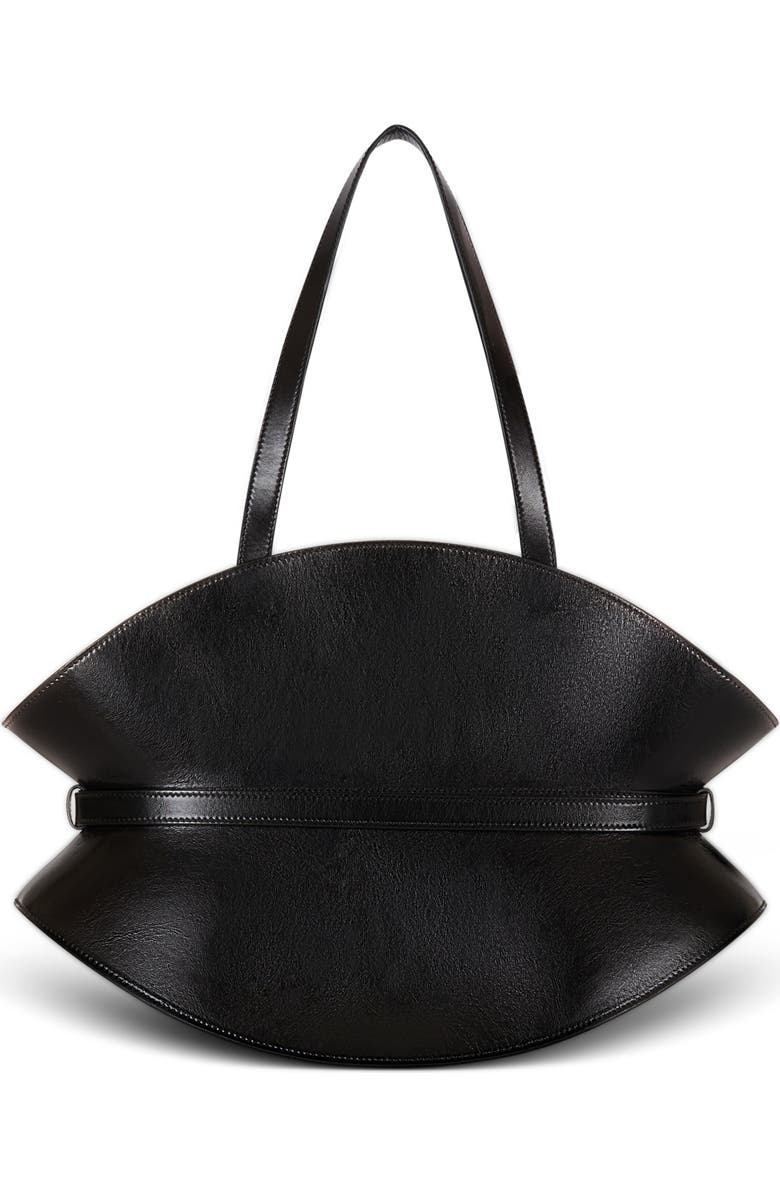 Balmain Medium Shuffle bag in calfskin leather, Alternate, color,
