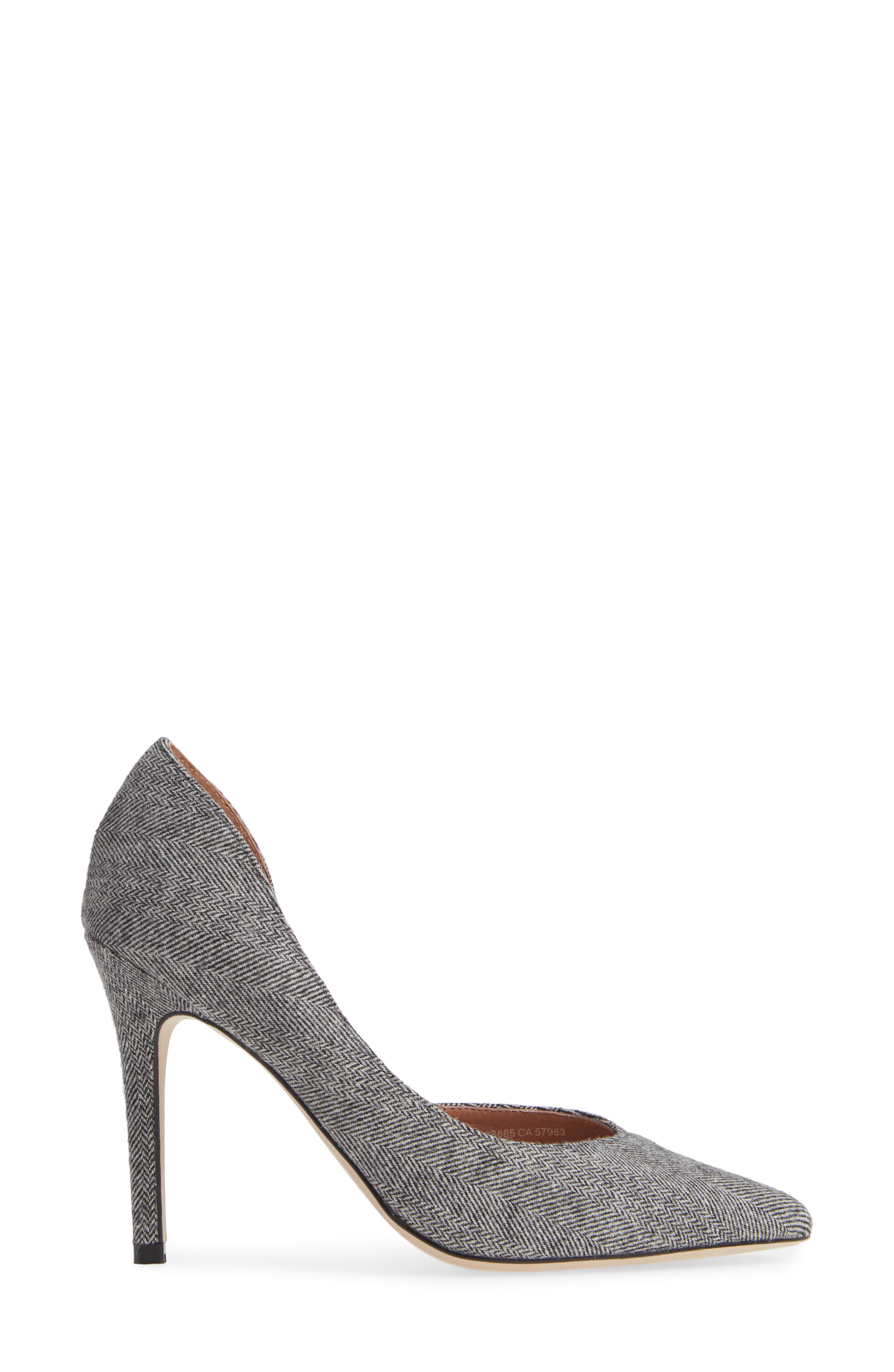 Halogen<sup>®</sup> Autumn Pump, Alternate, color, Grey Herringbone Fabric