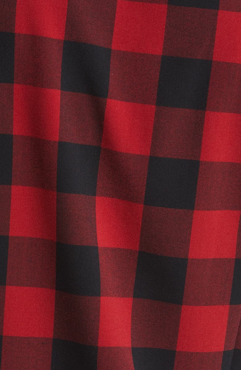 Mizzen+Main Men's City Trim Fit Buffalo Check Stretch Flannel Button-Down Shirt, Alternate, color, 