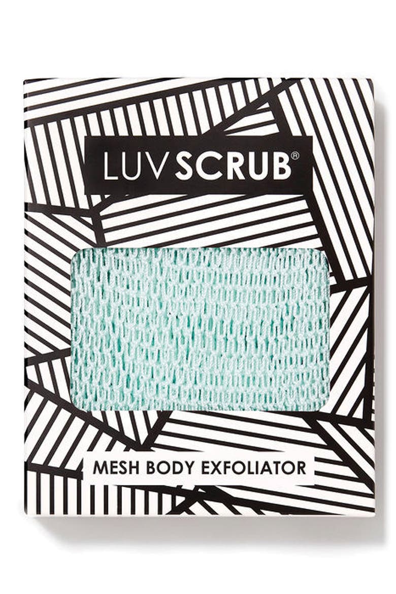 ® Mesh Body Exfoliator, Main, color, SUMMER SHOWER