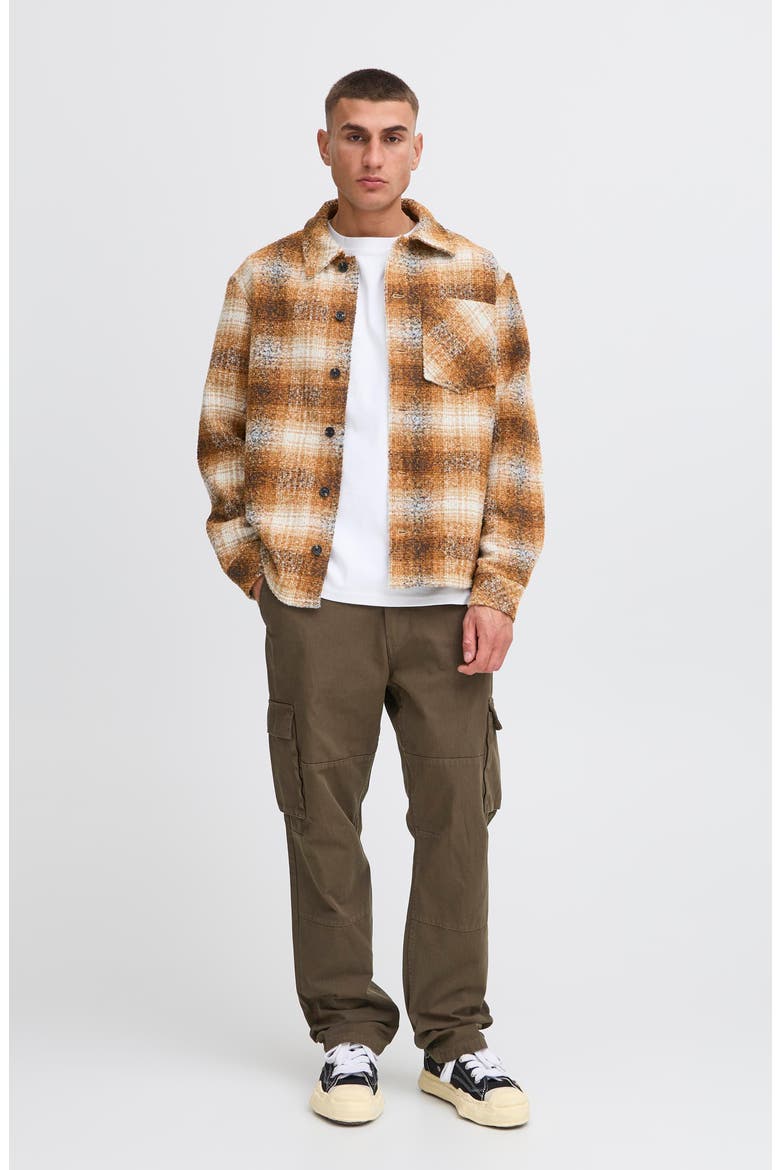 Ronen Plaid Shirt, Alternate, color, CATHAY SPICE