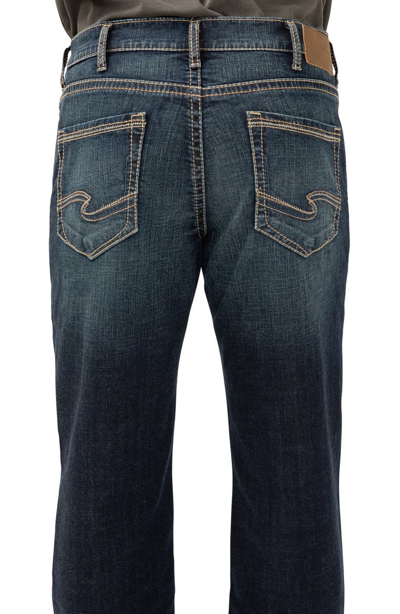Silver Jeans Co. Zac Relaxed Fit Straight Leg Jeans, Alternate, color,