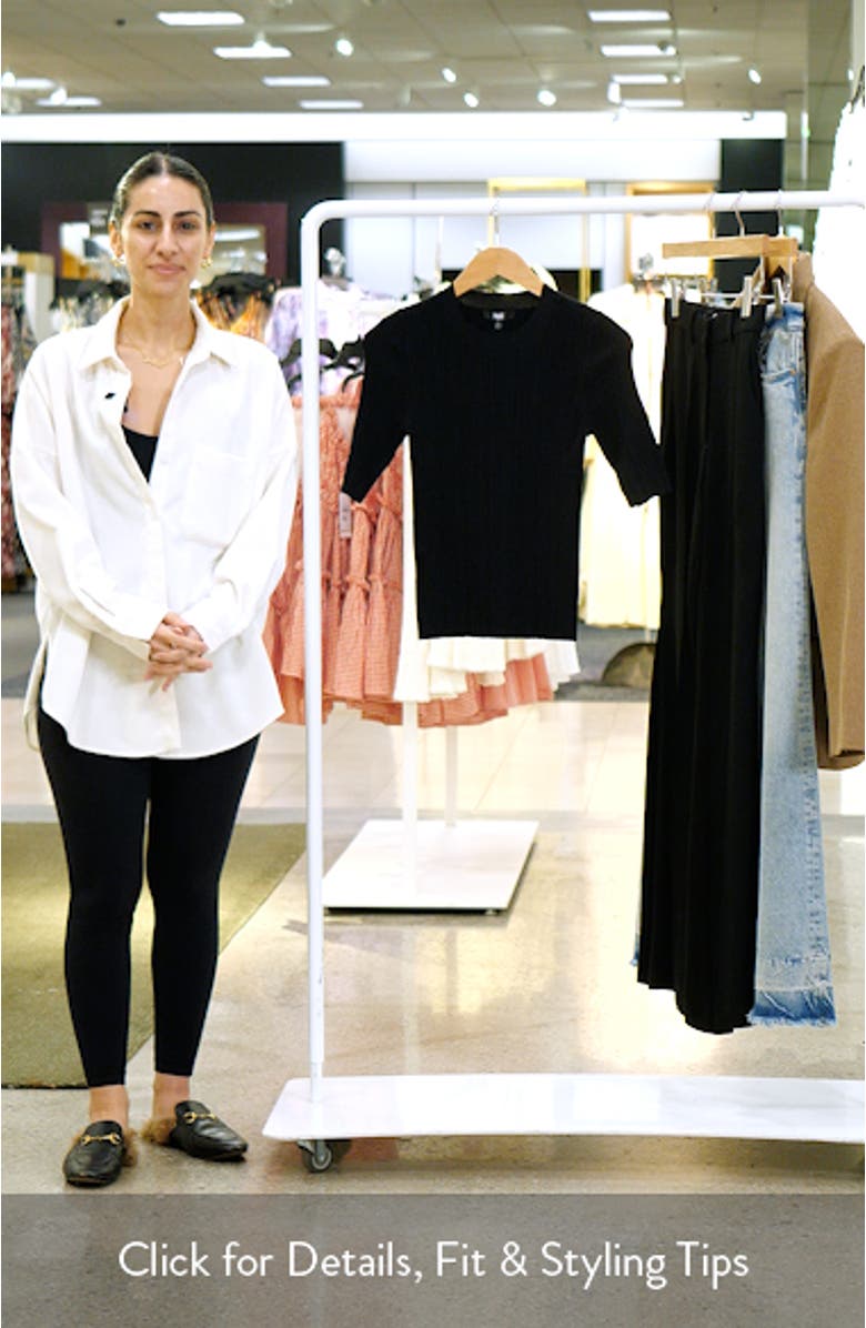 Aranea Rib Elbow Length Sweater, sales video thumbnail