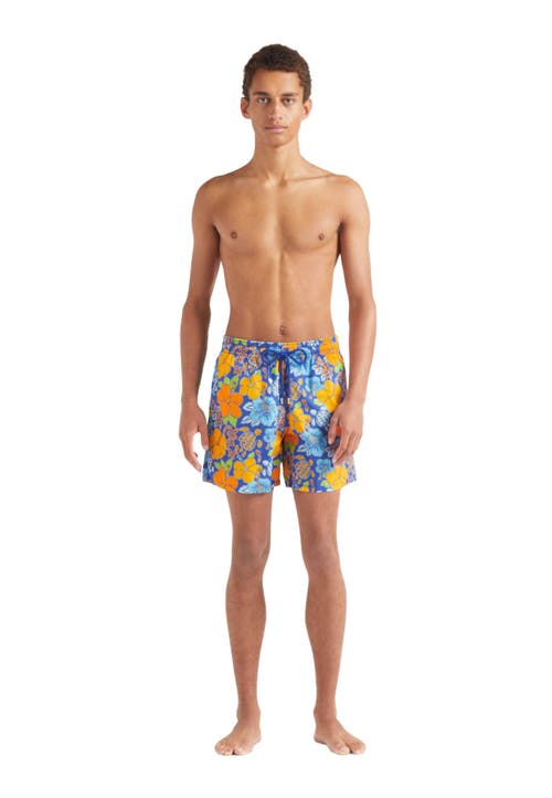 Vilebrequin Tropical Turtle Swim Shorts In Multi