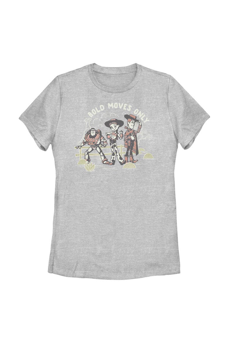 Women's Toy Story 5 Bold Moves Only  Graphic T-Shirt, Main, color, Athletic Heather