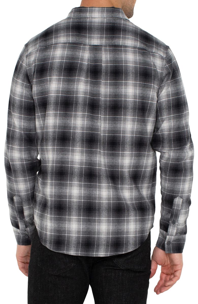 Liverpool Plaid Double Pocket Button-Up Shirt, Alternate, color, 