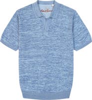 Robert Graham Raydon Johnny Collar Space Dye Sweater Polo