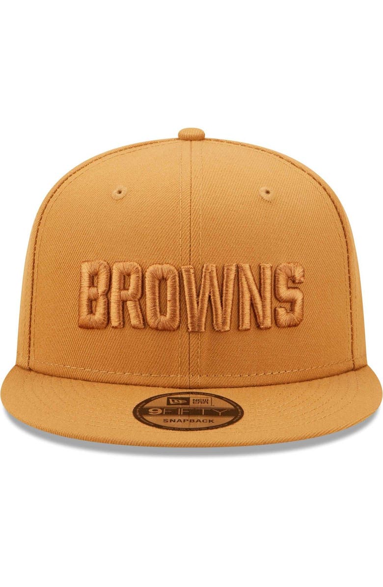 New Era Men's New Era Brown Cleveland Browns Color Pack 9FIFTY Snapback Hat, Alternate, color, 