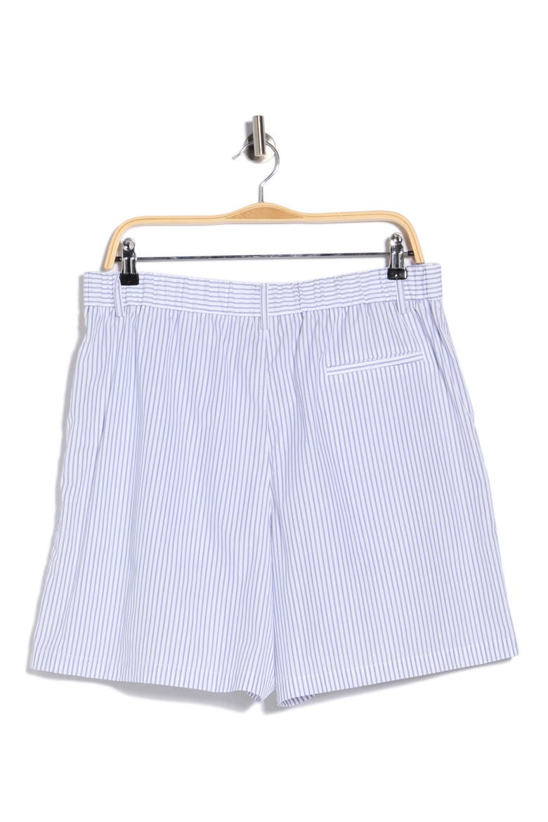 Henry St Striped Cotton Shorts, Alternate, color, WHITE / MIDNIGHT