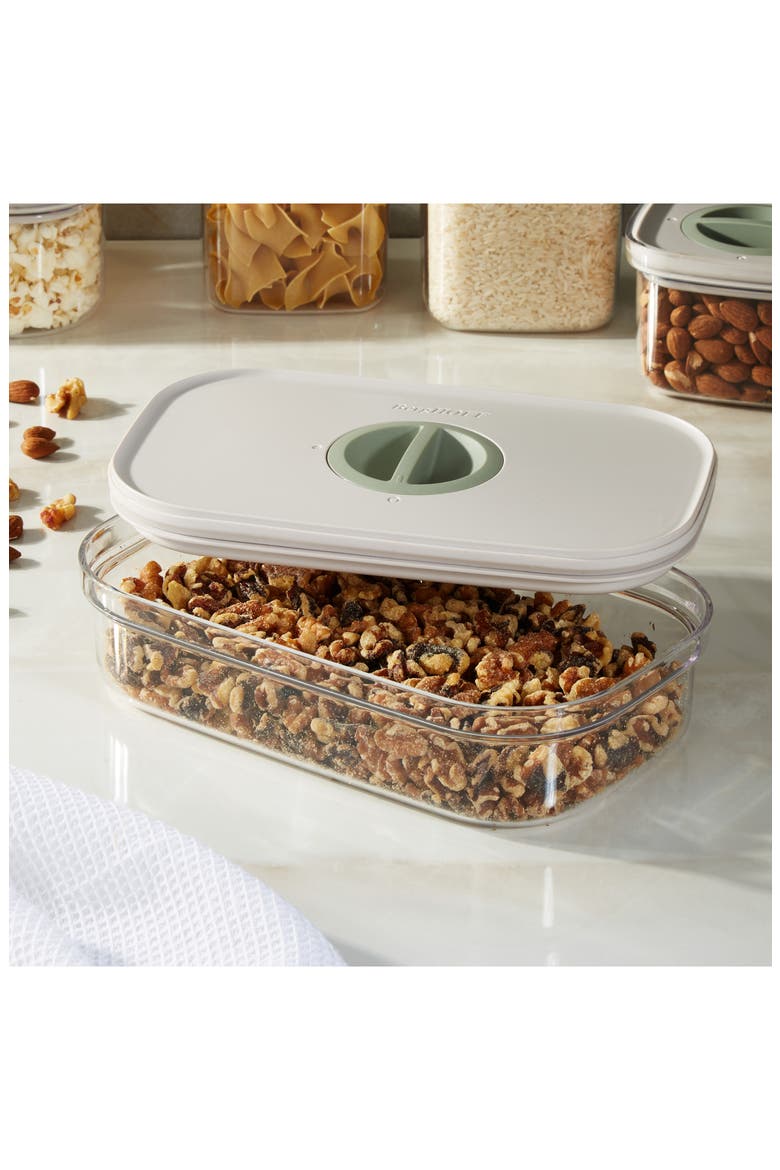 Leo 5-Piece Smart Seal Food Container Set, Alternate, color, WHITE MULTI