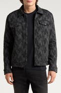 John Varvatos Hallet Jacquard Trucker Jacket