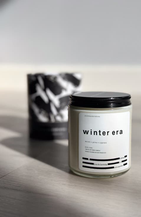 Winter Era / Mint + Pine + Cypress Candle
