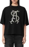 AllSaints Reflex Amelie Logo Graphic T-shirt