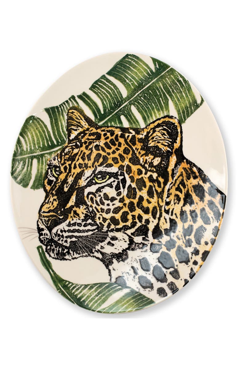 VIETRI Into the Jungle Cheetah Oval Platter, Main, color, 