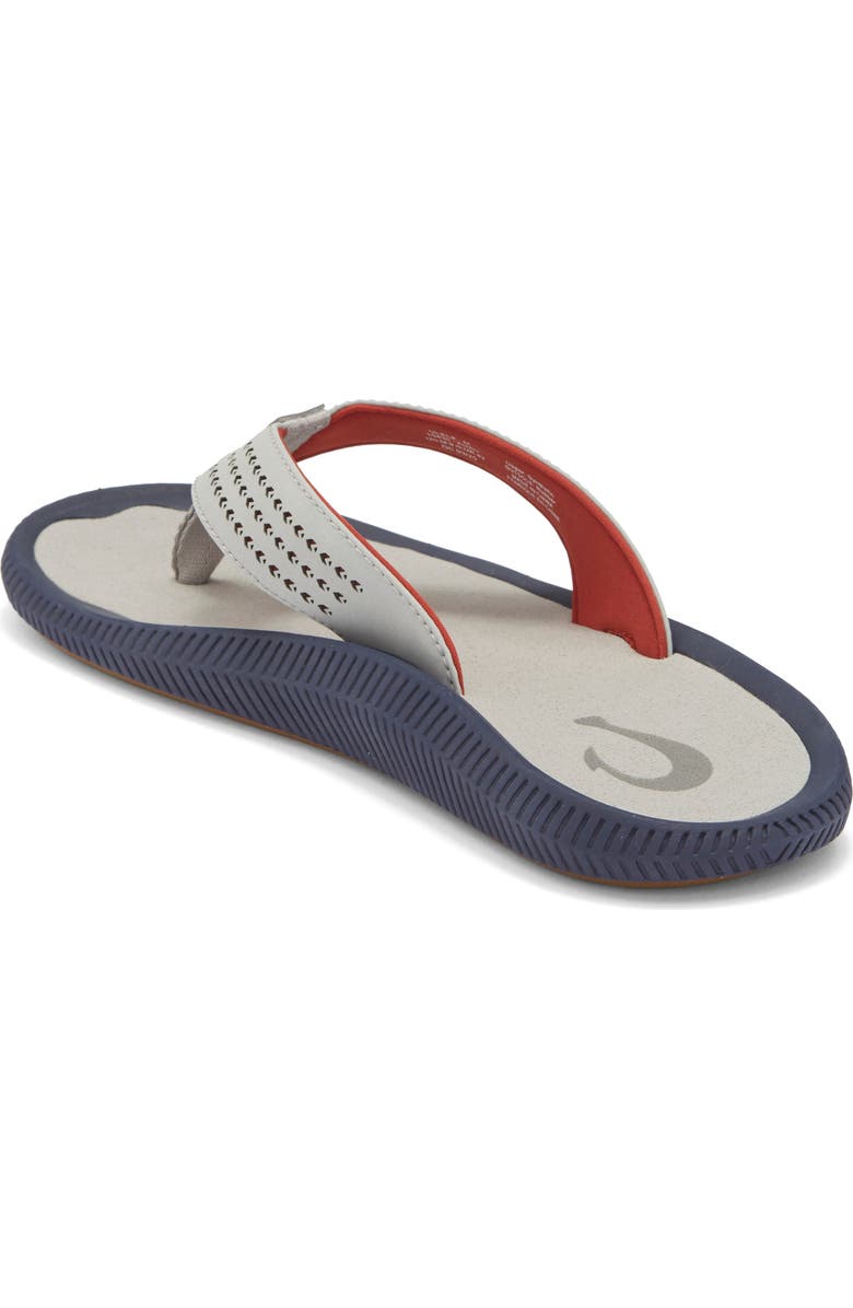 OluKai Ulele Flip Flop, Alternate, color, Ash / Ash