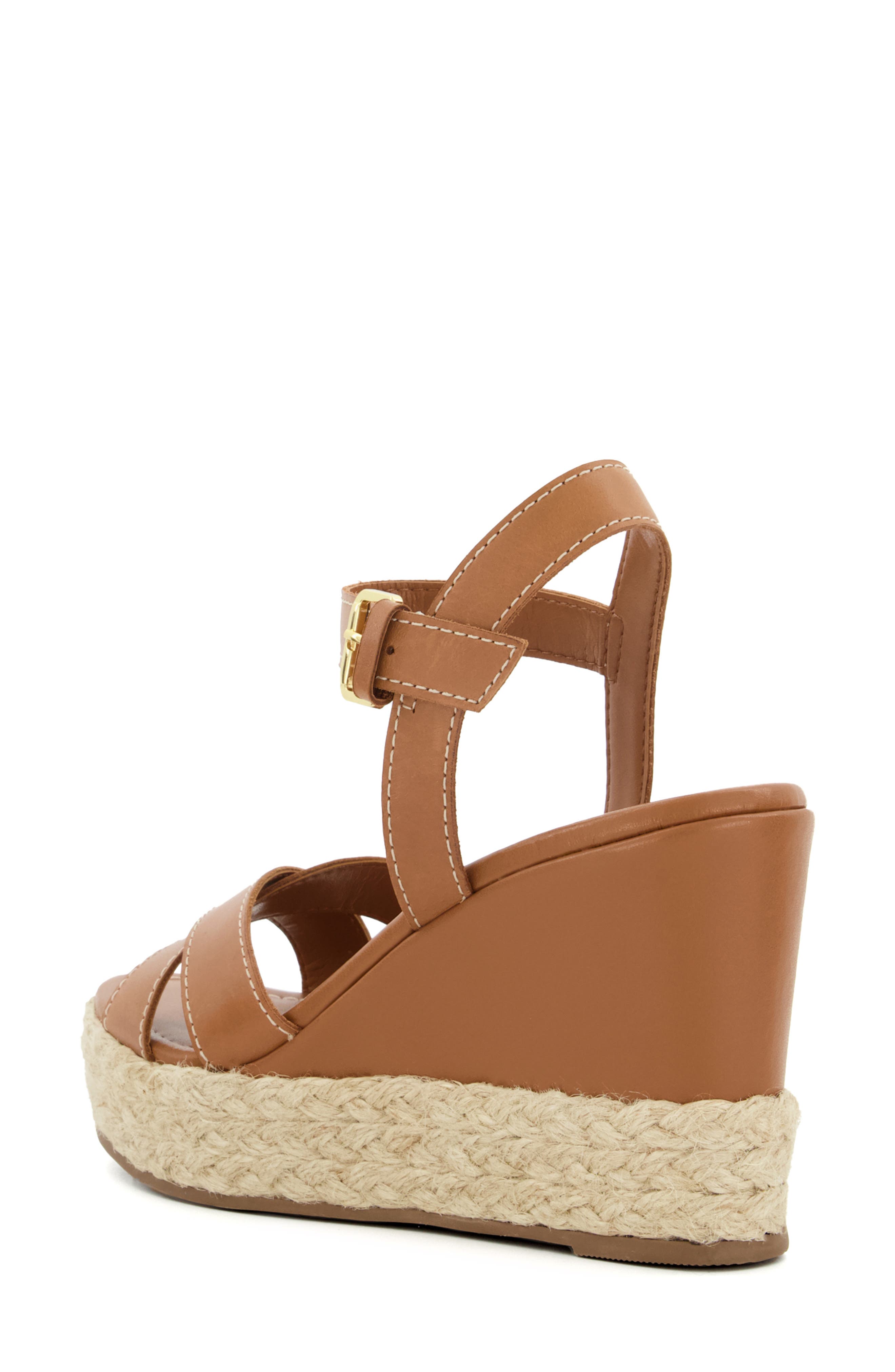 Dune London Kind Espadrille Platform Wedge Sandal, Alternate, color, Tan