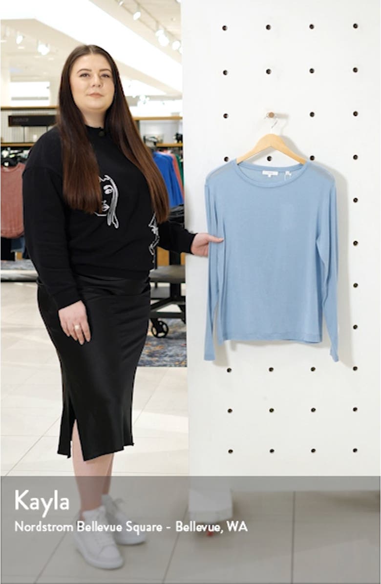 Drop Shoulder Crewneck Sweater, sales video thumbnail