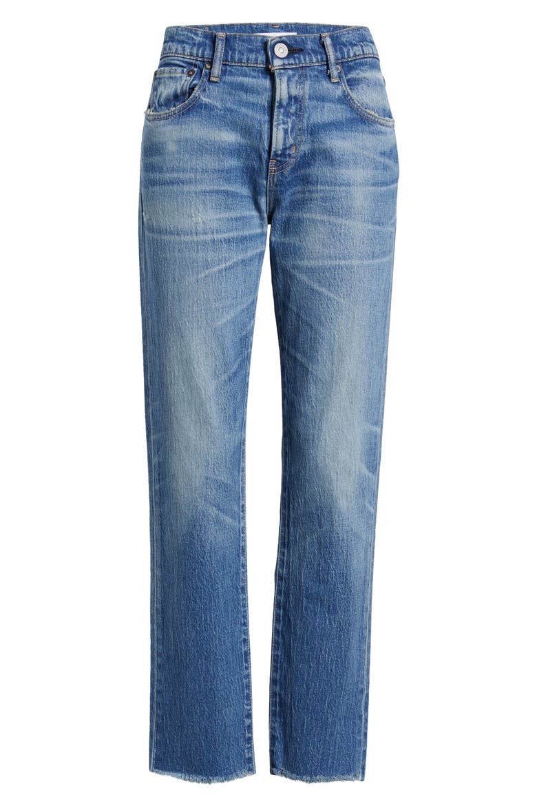 Hammels Raw Hem Slim Straight Leg Jeans, Alternate, color, LIGHT BLUE