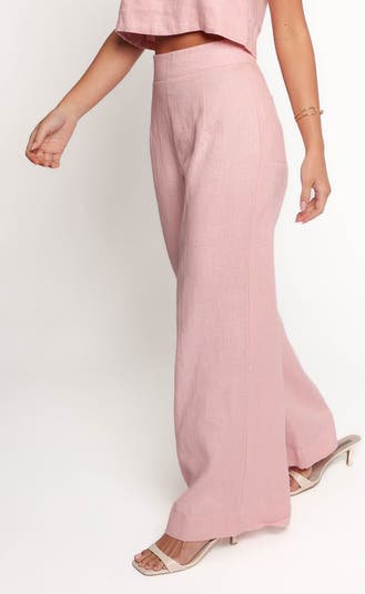 Devlin Wide Leg Linen Pants