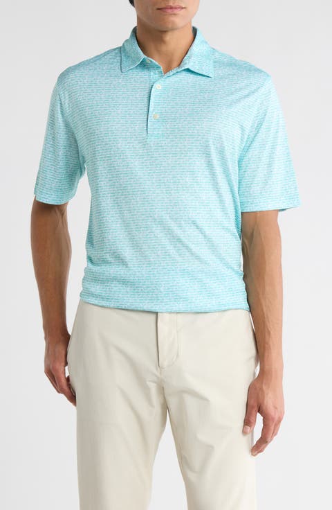 Print Knit Golf Polo