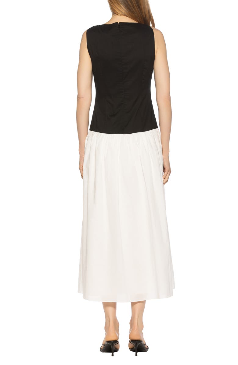 Alexia Admor Solenne Mixed Media Dress, Alternate, color,
