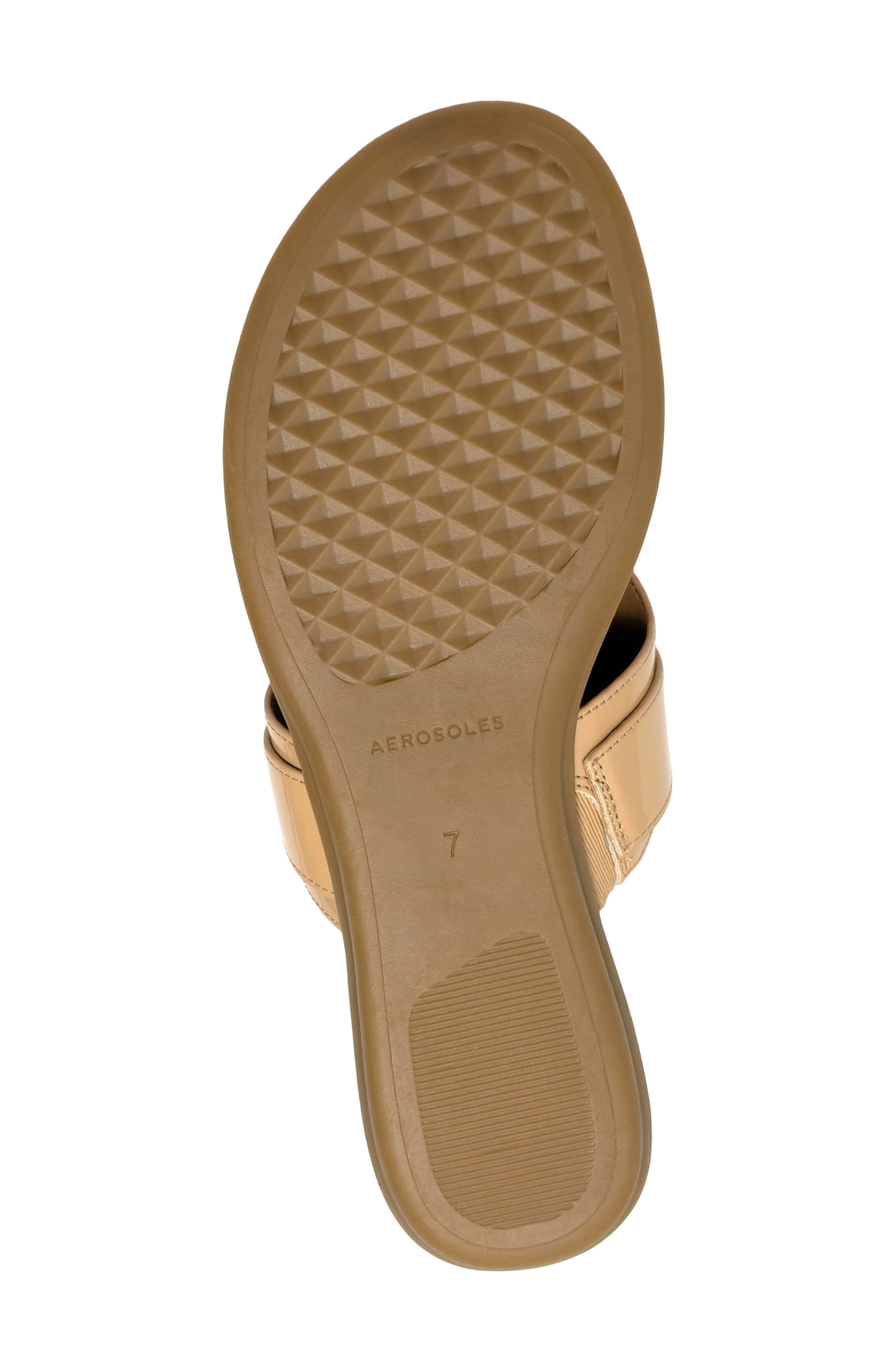 Glam Flip Flop, Alternate, color, BEIGE BISQUE FX PATENT
