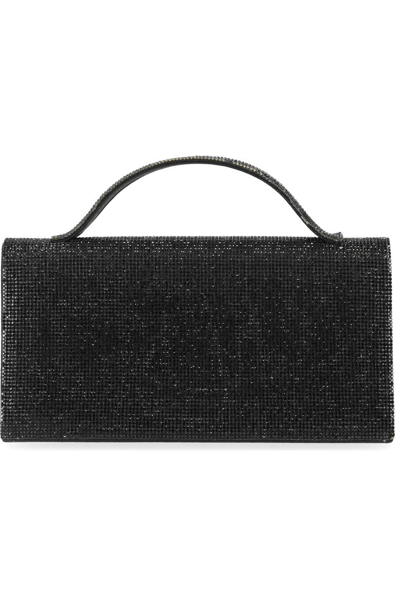 Jessica McClintock Felicia Rhinestone Embellished Top Handle Clutch, Alternate, color, 08N-Black