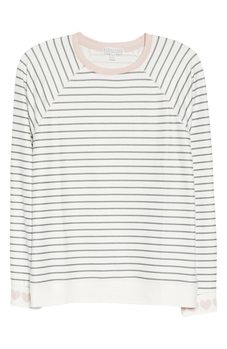 PJ Salvage La Vie En Rose Pajama Top, Alternate, color,