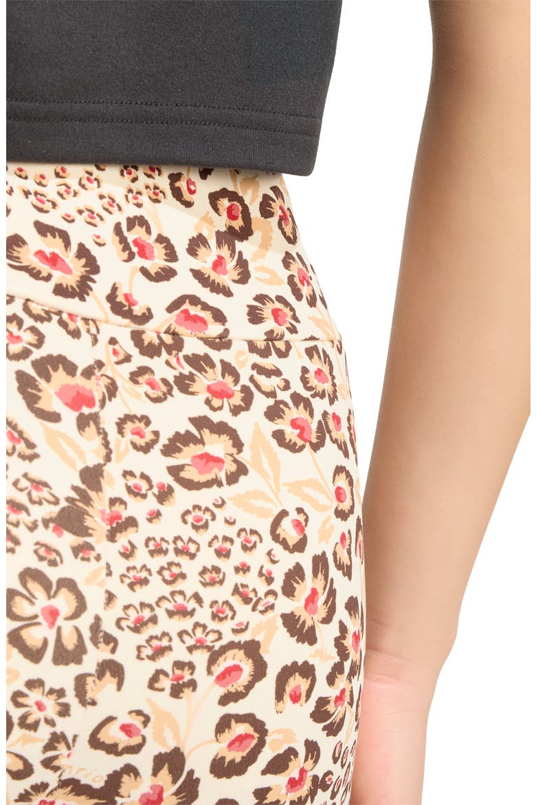 x FARM Rio Bike Shorts, Alternate, color, ECRU/ MULTI/ BROWN