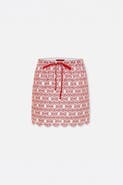 PCFG The Broderie Anglaise Edit Mini Skirt With Embroidery