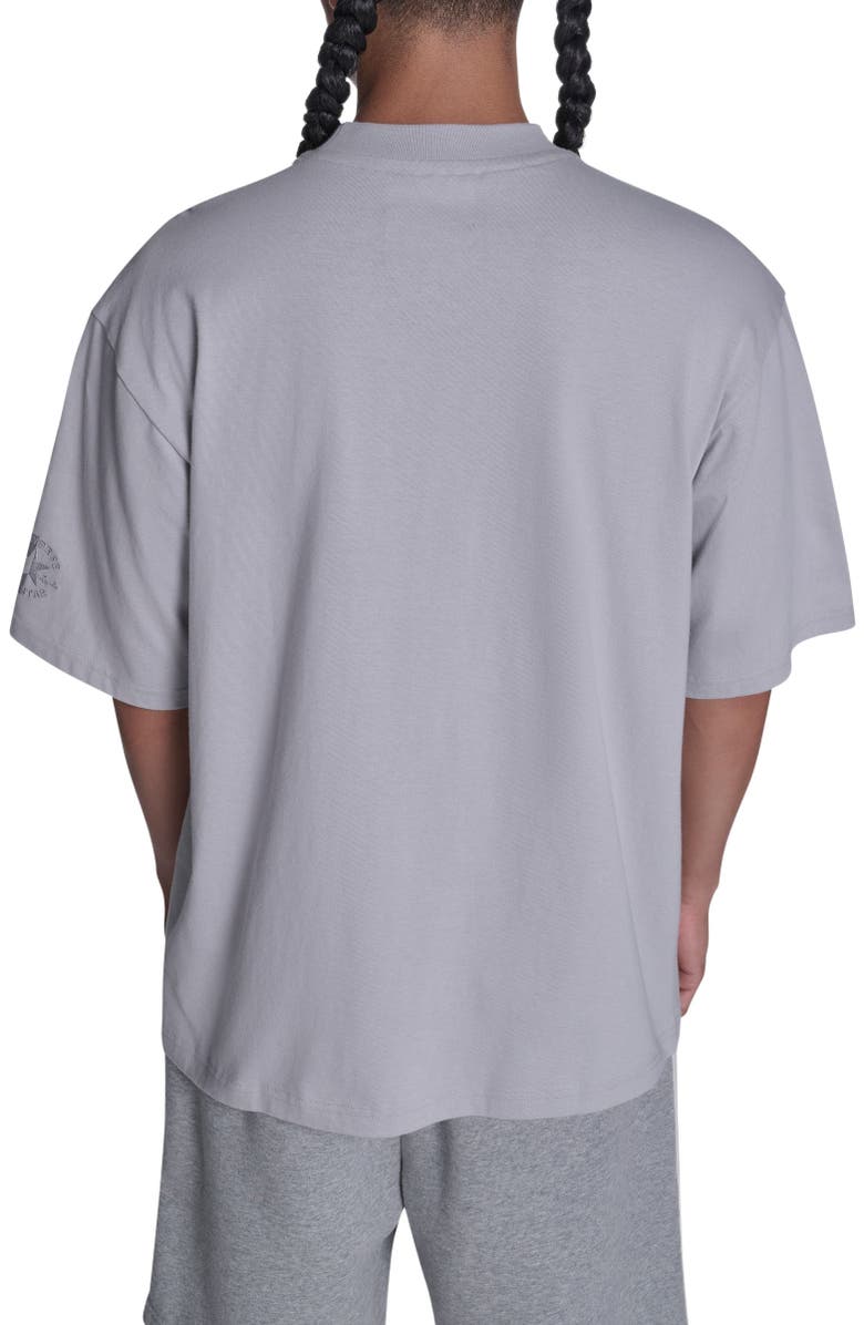 Converse Gold Standard Mock Tee, Alternate, color, Grey Area