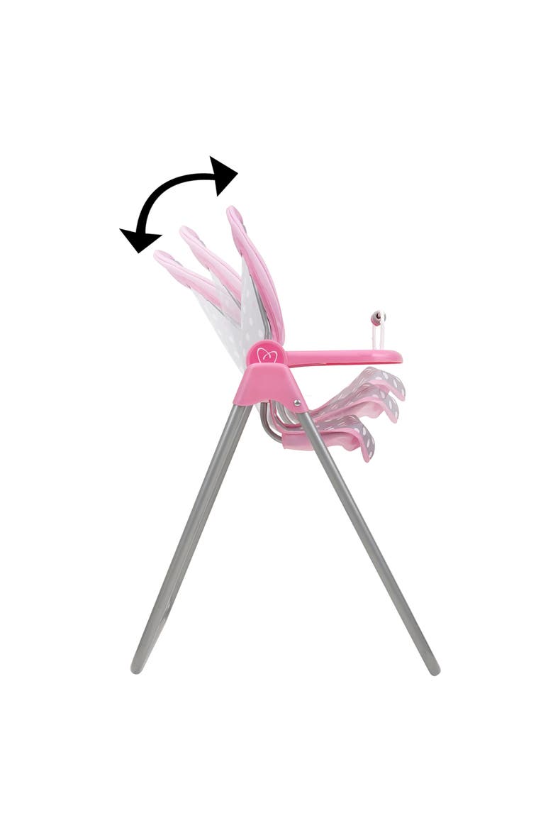 Cotton Candy Pink Foodie Doll Highchair Fits Dolls Up to 21", Alternate, color, Multicolored