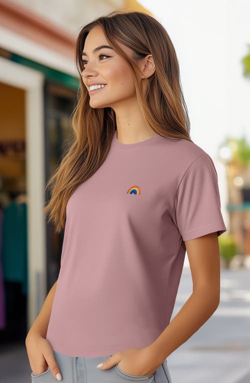 Dalix Womens Rainbow Jersey Relaxed Tee
